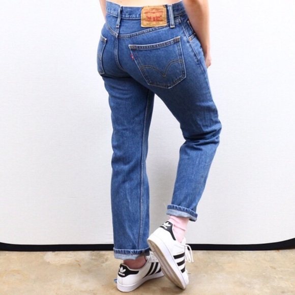 Levi's Denim - Levi’s 505 vintage high rise medium wash jeans